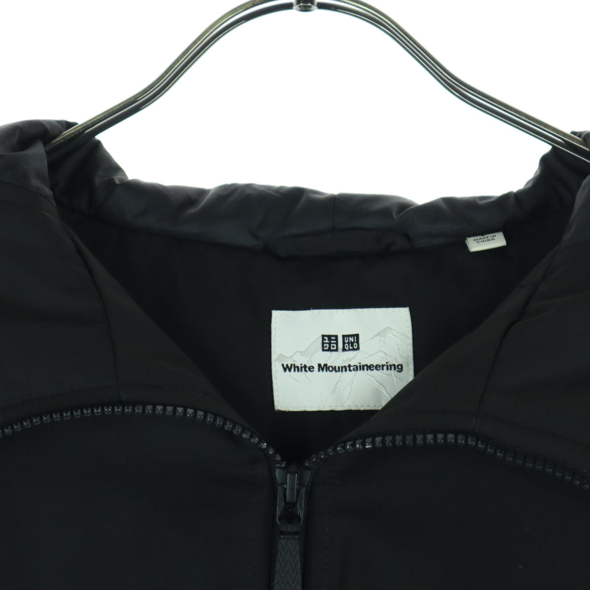 UNIQLO ユニクロ White Mountaineering ホワイトマウンテニアリング コラボ 長袖 ダウンジャケット L ブラック レディース