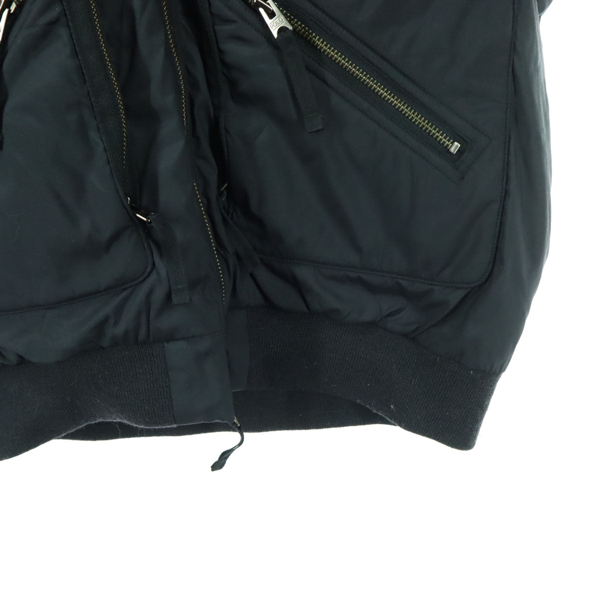 RALPH LAUREN ラルフローレン 長袖 ミリタリー風 ダウンジャケット 5f ブラック フライト レディース