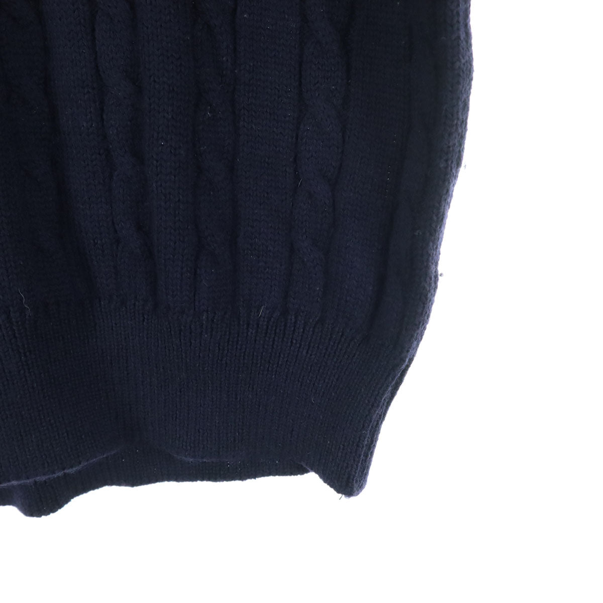 Burberrys バーバリーズ 90s オールド ワンポイントロゴ 長袖 セーター 150A ブラック C-TK83 キッズ