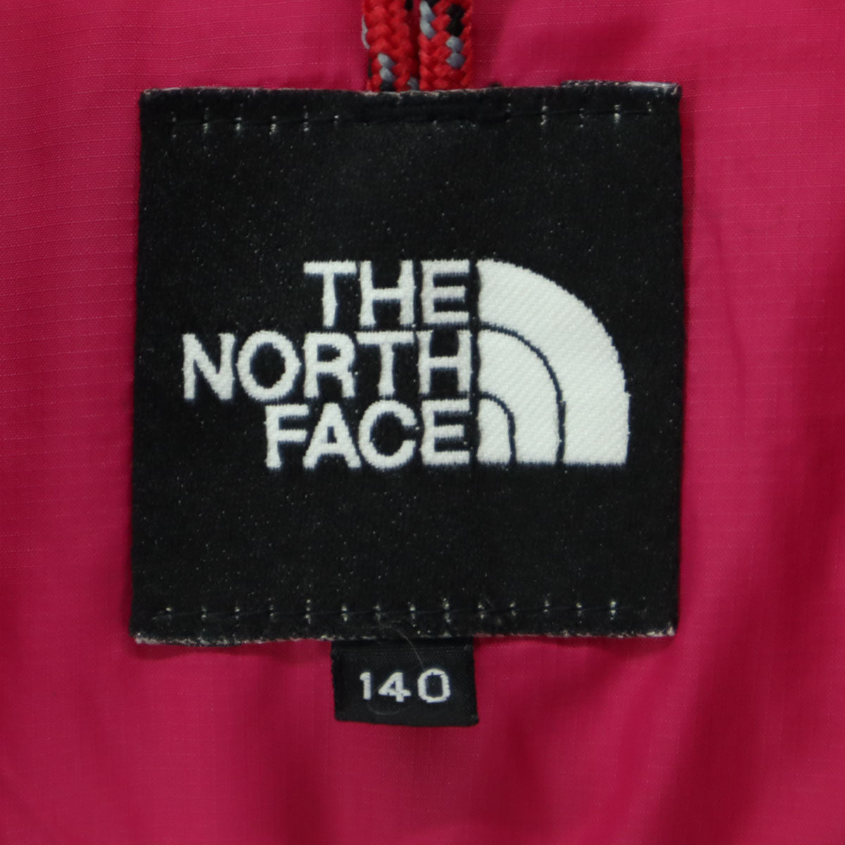 THE NORTH FACE ザノースフェイス ワンポイントロゴ 長袖 ダウンジャケット 140 ピンク NDJ91502 キッズ