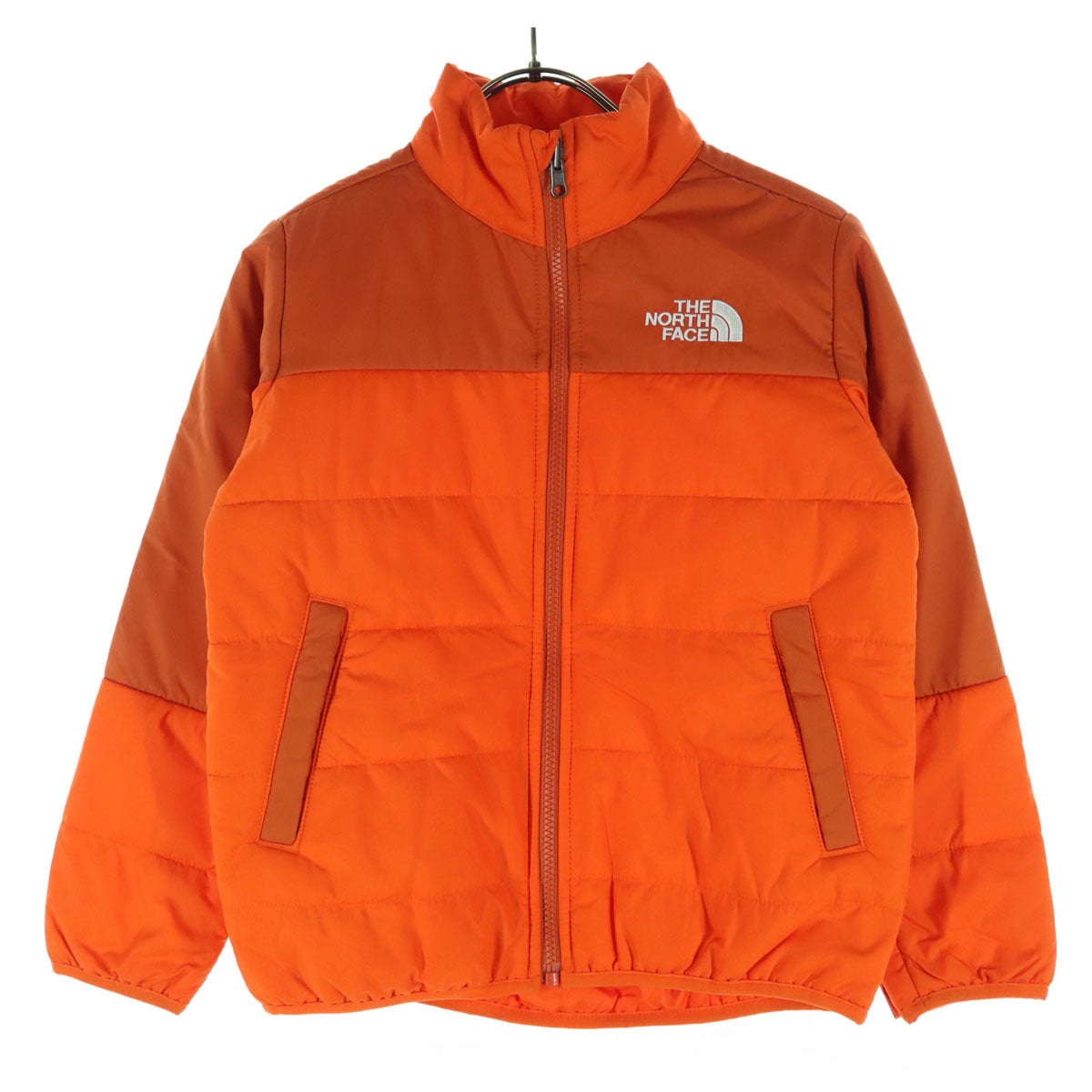 THE NORTH FACE ザノースフェイス ワンポイントロゴ 長袖 中綿ジャケット SP オレンジ NYJ52192Z キッズ