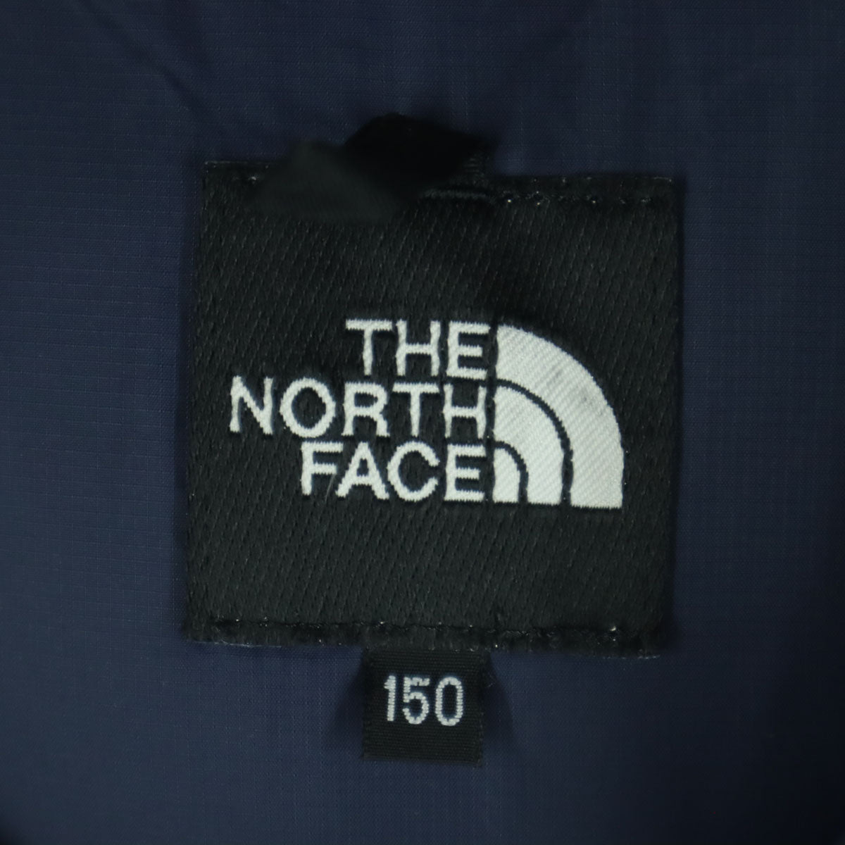 THE NORTH FACE ザノースフェイス ワンポイントロゴ 長袖 ダウンジャケット 150 ネイビー NDJ92359 キッズ