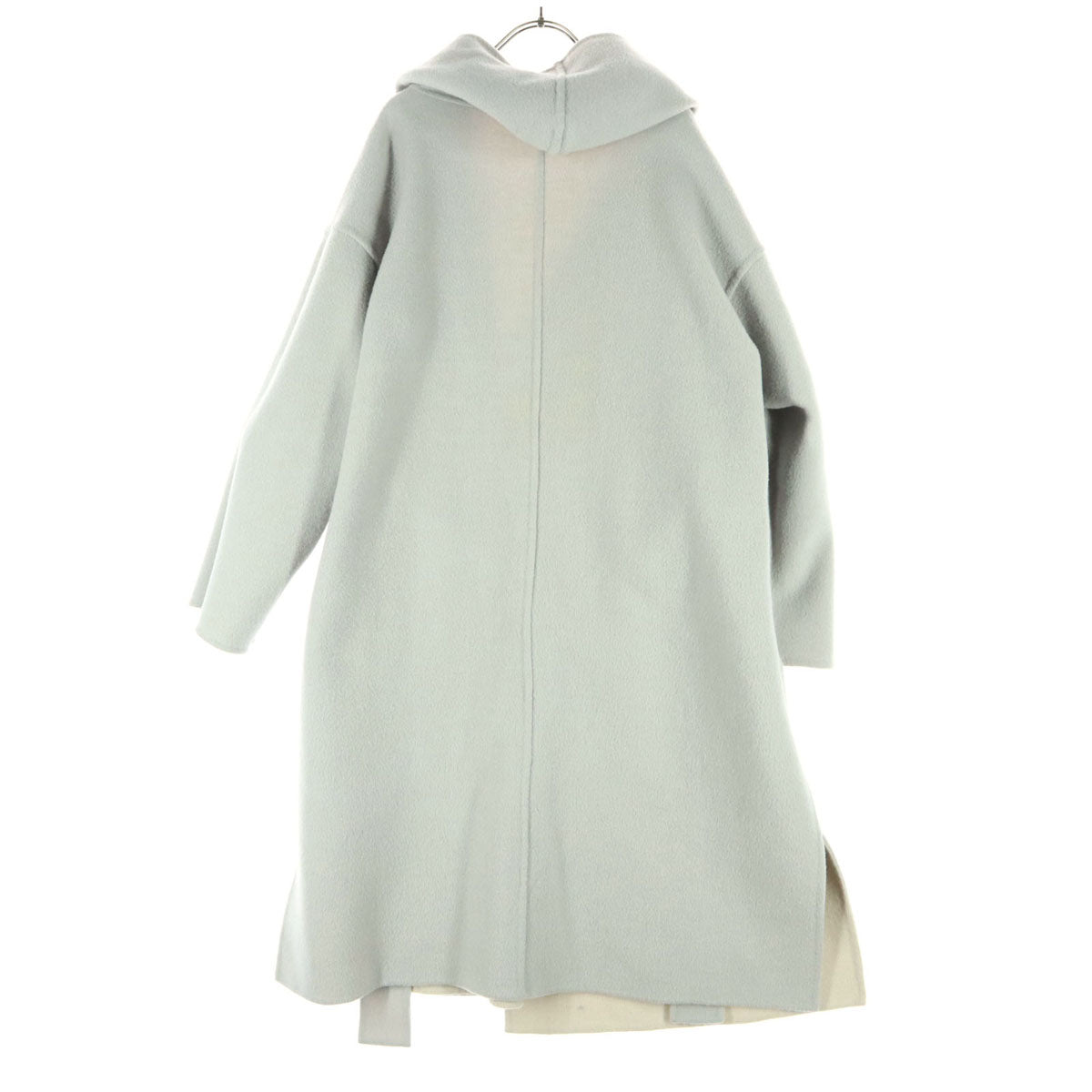 美品 nano universe ナノユニバース リバーシブル ガウンコート 38 ベージュ レディース