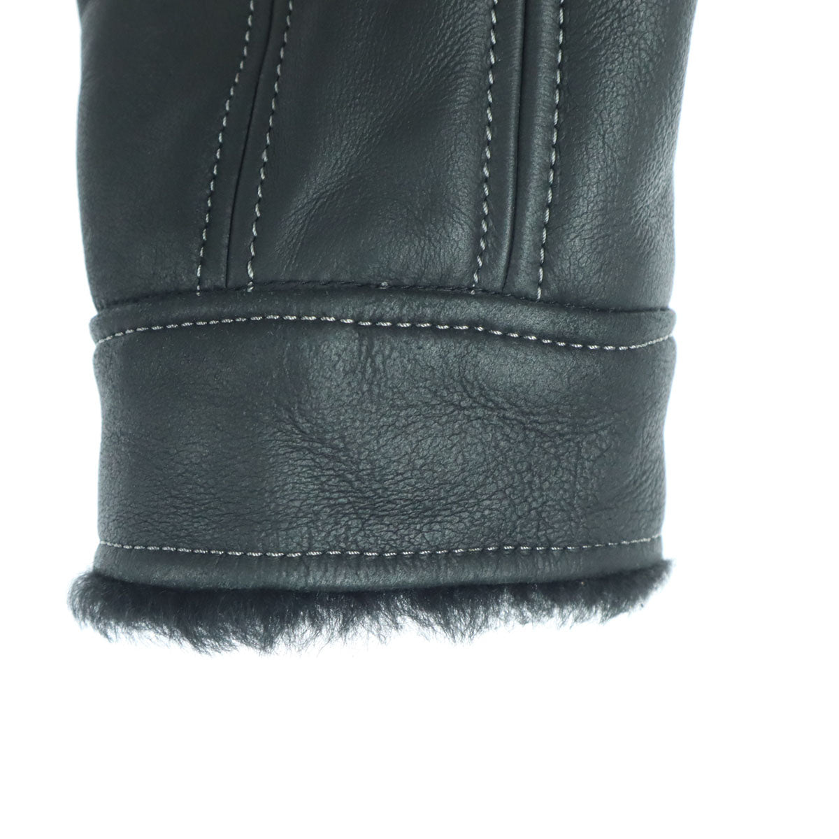 WIND ARMOR ウィンドアーマー 長袖 ムートン レザー シングルライダースジャケット M ブラック 羊革 レディース