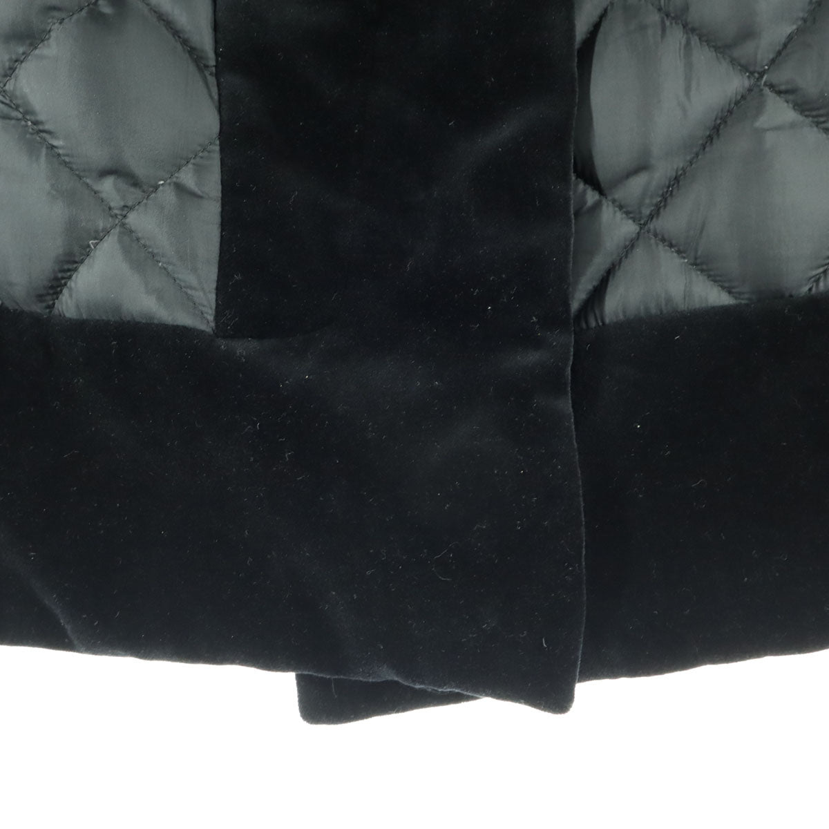 Sonia Rykiel ソニアリキエル 長袖 キルティング ダウンコート M ブラック レディース