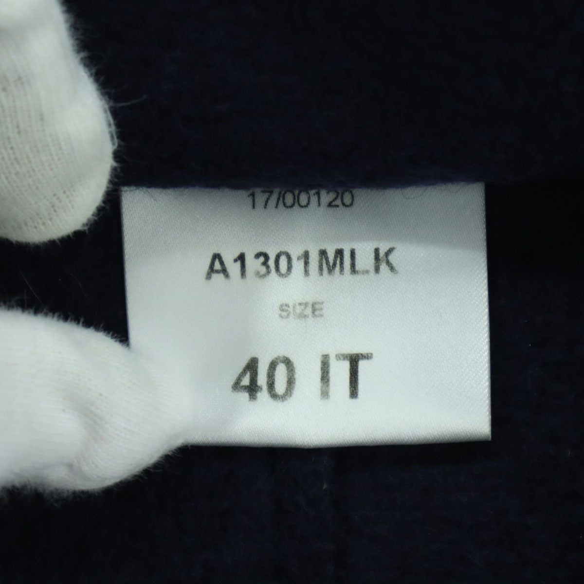 HARRISWHARFLONDON ハリスワーフロンドン 長袖 コート 40 ネイビー A1301MLK レディース