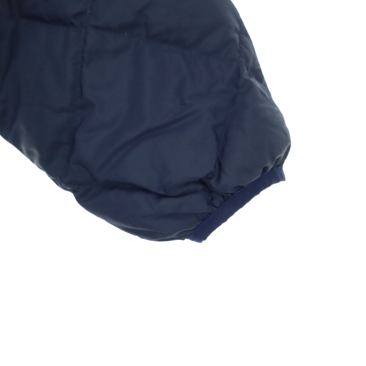 mont-bell モンベル リバーシブル 長袖 ダウンジャケット 150 ネイビー系 グリーン キッズ