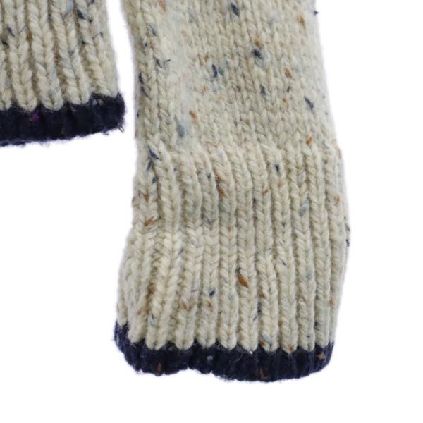 patagonia パタゴニア ハーフボタン ニットジャケット M ベージュ系 アウトドア レディース