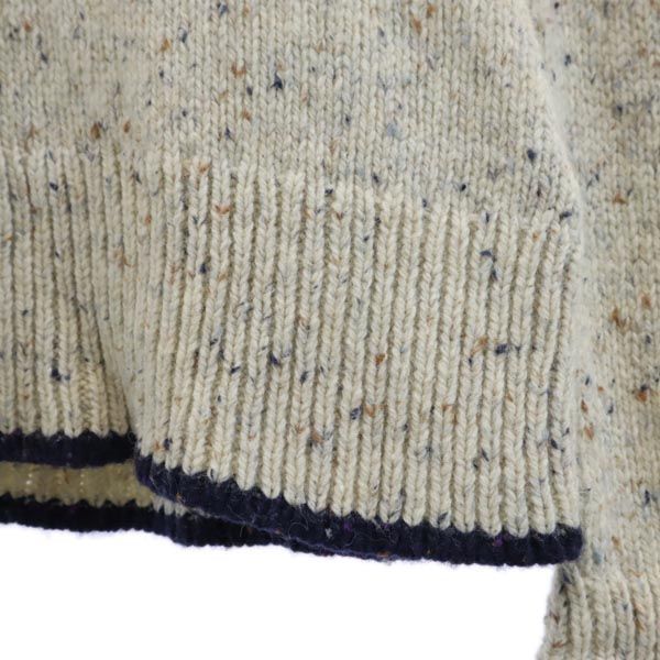 patagonia パタゴニア ハーフボタン ニットジャケット M ベージュ系 アウトドア レディース