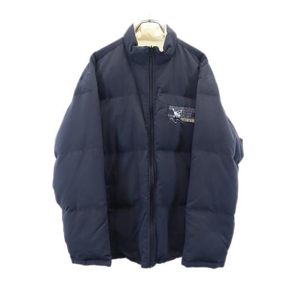 GREENCLUBS グリーンクラブ リバーシブル 中綿ジャケット 黒×アイボリー メンズ