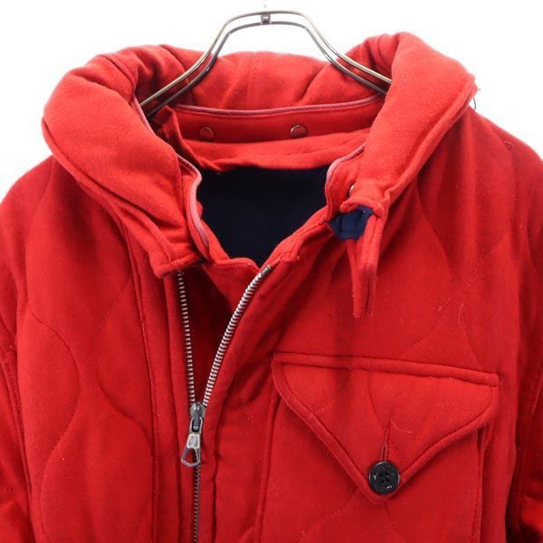 Denime ドゥニーム オリゾンティー オールド ウールジャケット 40 赤 メンズ