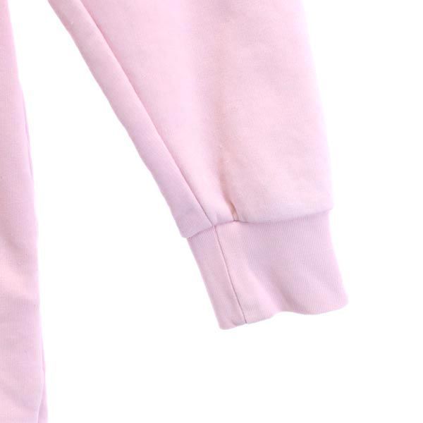 LOVEMOSCHINO ラブモスキーノ ロゴプリント 長袖 スウェット ワンピース 4 ピンク系 レディース