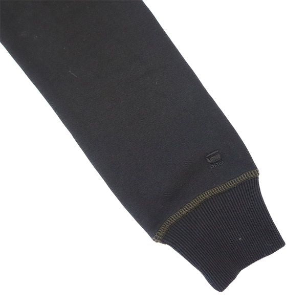 G-STAR RAW ジースターロウ ワッペン刺繍 長袖 トレーナー XS ブラック スウェット 裏起毛 メンズ