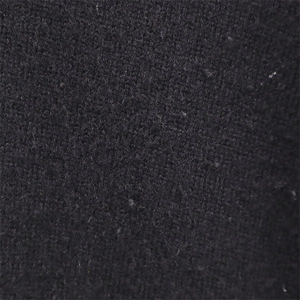 23ku 23区 カシミヤ100％ 長袖 Vネック セーター 38 ブラック ニット レディース