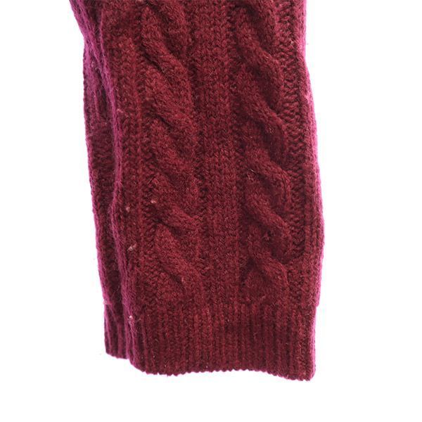 MACPHEE マカフィー ウールブレンド 長袖 ニットカーディガン 1 レッド トゥモローランド レディース