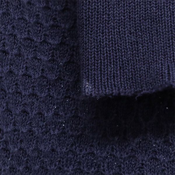 MACKINTOSH PHILOSOPHY マッキントッシュフィロソフィー ボーダー柄 長袖 セーター 38 ネイビー×ホワイト ニット レディース