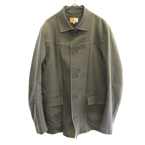 E.Z BY ZEGNA イージーバイゼニア 三陽商会 ステンカラーコート L グレー メンズ