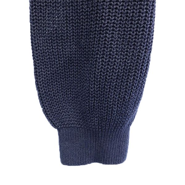 Rencontrant レンコントラント 長袖 ニット M ネイビー セーター レディース