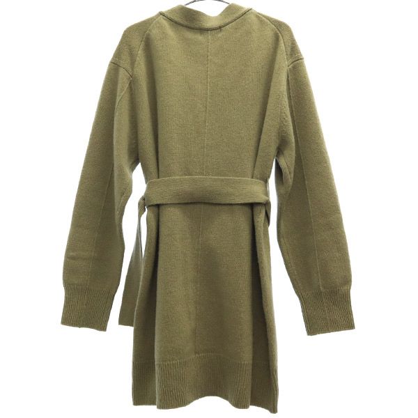 FRAY I.D フレイアイディー ウール 長袖 ロング ニットカーディガン F カーキ レディース