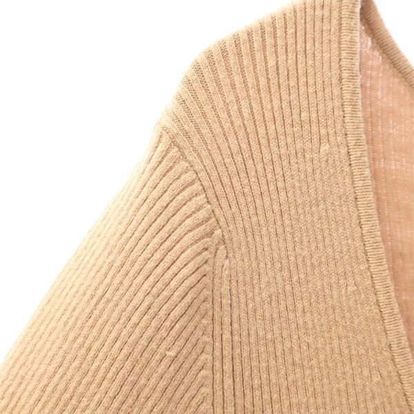 eimy istoire エイミーイストワール 長袖 ニット ロングワンピース F ピンク レディース