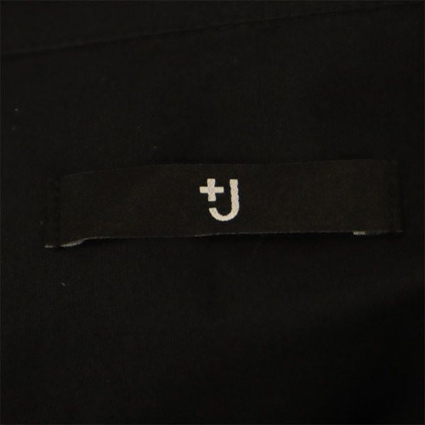 UNIQLO +J ユニクロ プラスジェイ 長袖 シャツワンピース XXL ブラック ビッグサイズ レディース