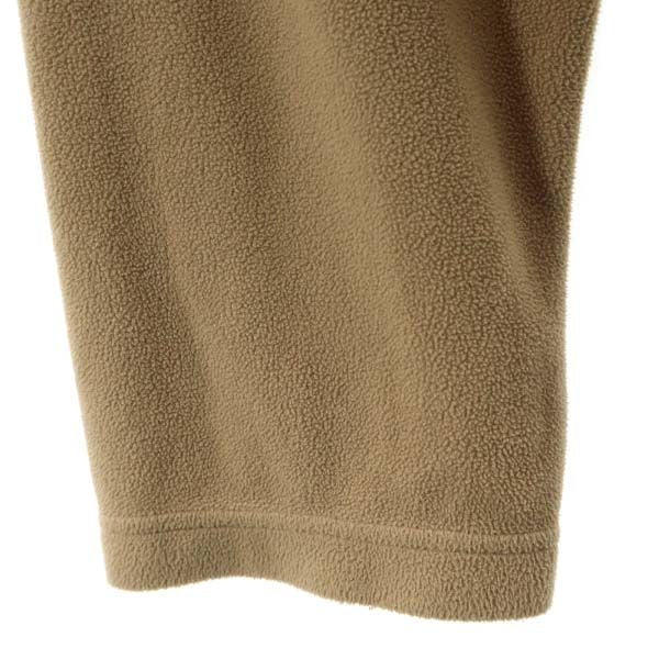 ガンリュウ 2014年 ロゴ刺繍 長袖 フリース カットソー L ブラウン系×白 GANRYU プルオーバー メンズ