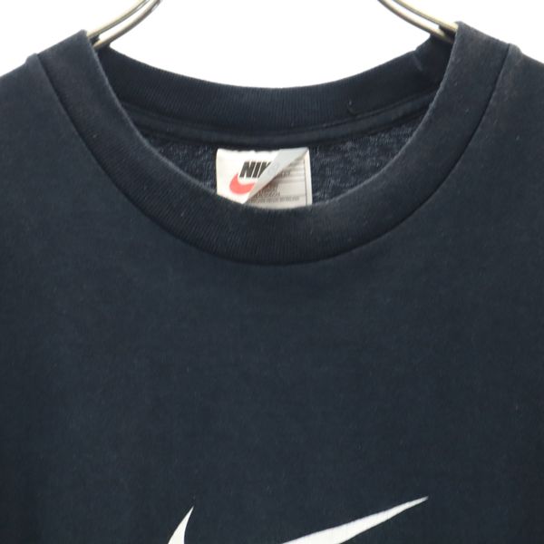NIKE ナイキ 90s 銀タグ オールド ロゴプリント 半袖 Tシャツ S 黒 メンズ