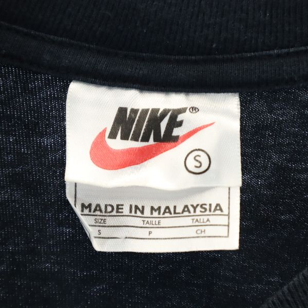 NIKE ナイキ 90s 銀タグ オールド ロゴプリント 半袖 Tシャツ S 黒 メンズ