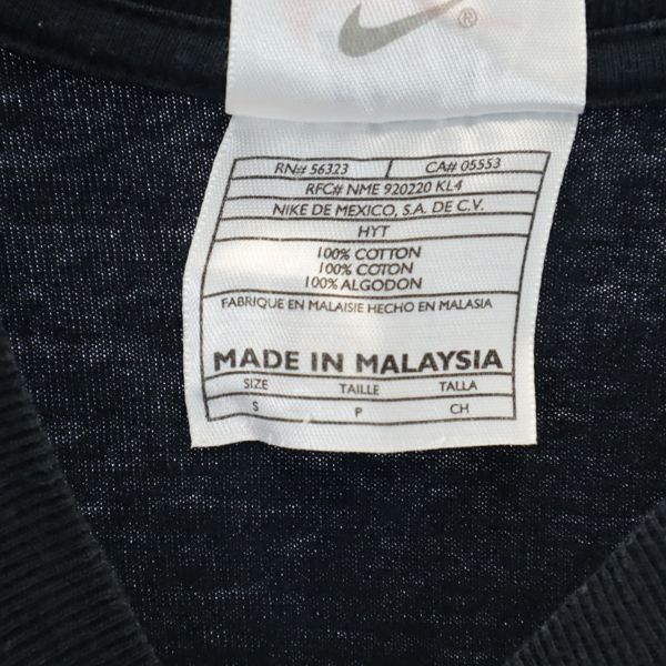 NIKE ナイキ 90s 銀タグ オールド ロゴプリント 半袖 Tシャツ S 黒 メンズ