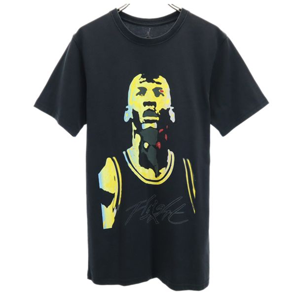 NIKE ナイキ ジョーダン プリント 半袖 Tシャツ S 黒 メンズ