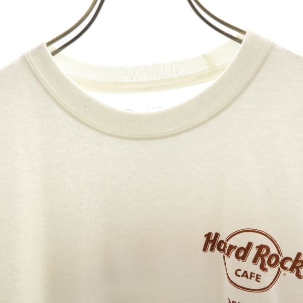 未使用 HARD ROCK CAFE ハードロックカフェ DENVER バックプリント 半袖 Tシャツ S ホワイト メンズ