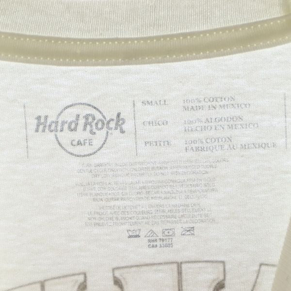 未使用 HARD ROCK CAFE ハードロックカフェ DENVER バックプリント 半袖 Tシャツ S ホワイト メンズ