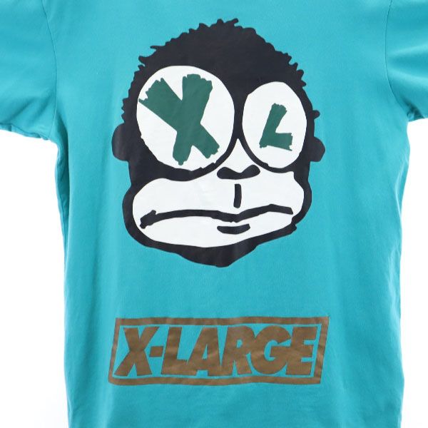 XLARGE エクストララージ プリント 半袖 Tシャツ L グリーン系 メンズ