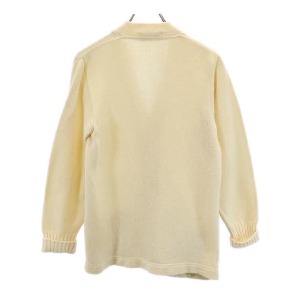 IMPERIAL インペリアル 70s ヴィンテージ ウール 長袖 ニットカーディガン 38 アイボリー セーター メンズ