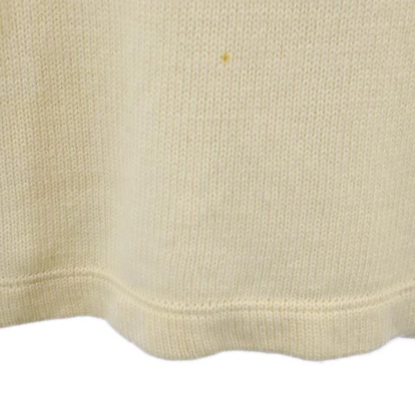 IMPERIAL インペリアル 70s ヴィンテージ ウール 長袖 ニットカーディガン 38 アイボリー セーター メンズ