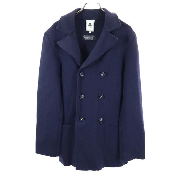 Mando マンド 日本製 ウール ニットジャケット 38 ネイビー メンズ