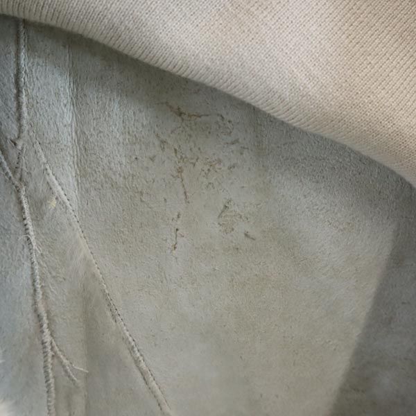 MAX&CO マックスアンドコー ウール 長袖 切替ファー ニット L ベージュ セーター レディース