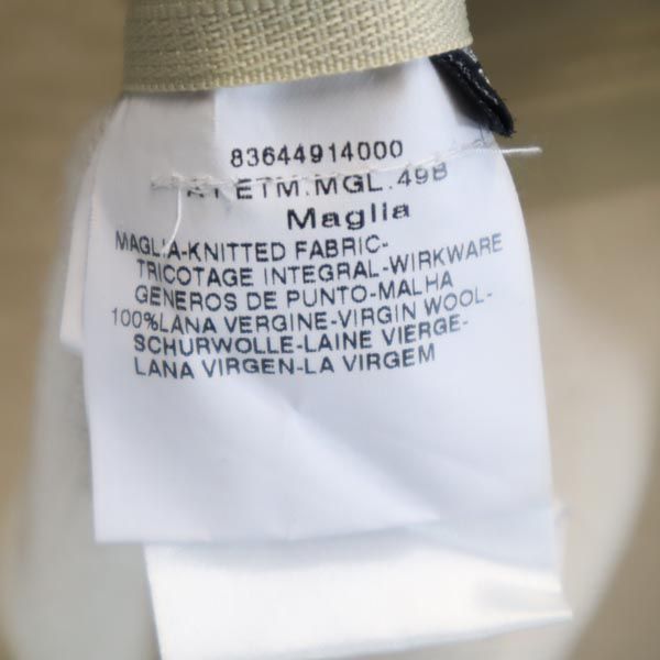 MAX&CO マックスアンドコー ウール 長袖 切替ファー ニット L ベージュ セーター レディース