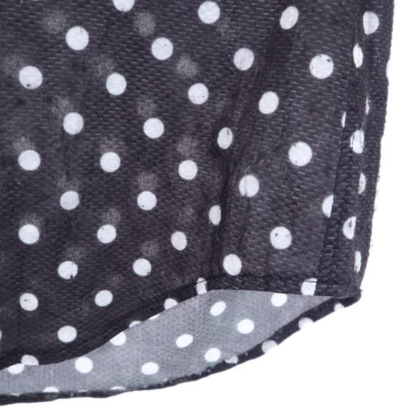コムデギャルソン 2013年 日本製 ドット柄 長袖 シャツ S 黒系 COMME des GARCONS メンズ