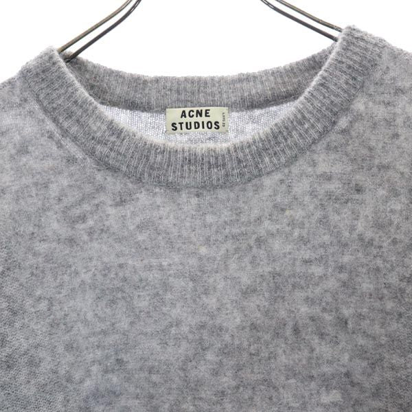 アクネストゥディオズ ウールブレンド 長袖 ニット ワンピース XXS グレー系 ACNE STUDIOS セーター レディース