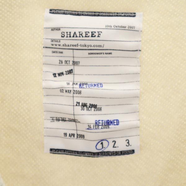 SHAREEF シャリーフ 日本製 長袖 スウェット トレーナー 1 ベージュ系 メンズ