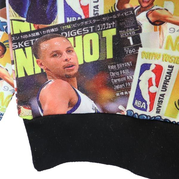 SURRY NBAデザインプリント 長袖 スウェット トレーナー XXL メンズ