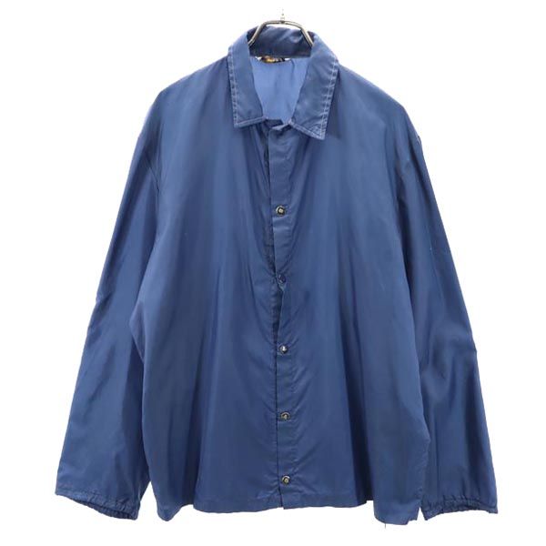 CAMPUS キャンパス 60s 70s ヴィンテージ ナイロンジャケット L 紺 メンズ
