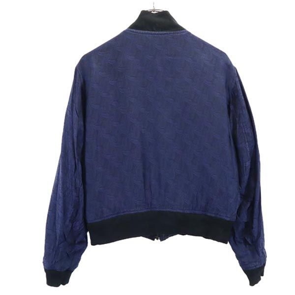 トーガ ペイズリー柄 リバーシブル ジャケット 46 紺 TOGA メンズ