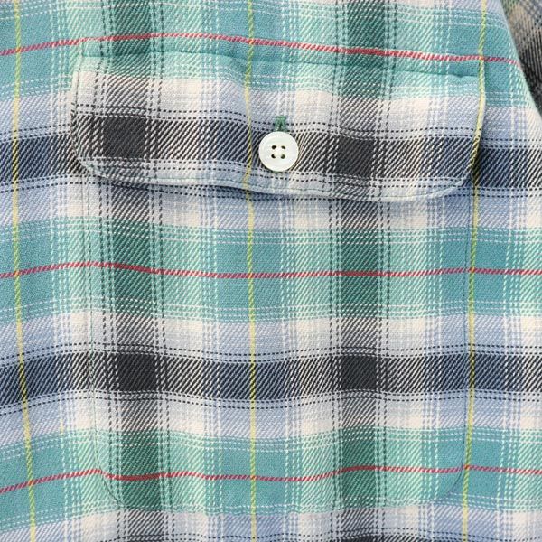 ポロカントリー チェック柄 長袖 シャツ M グリーン系 POLO COUNTRY RALPH LAUREN メンズ