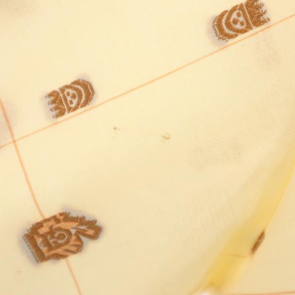 KANDAHAR CLUB 70s ヴィンテージ ユーロ 総柄 刺繍 長袖 シャツ 38 ベージュ系 メンズ