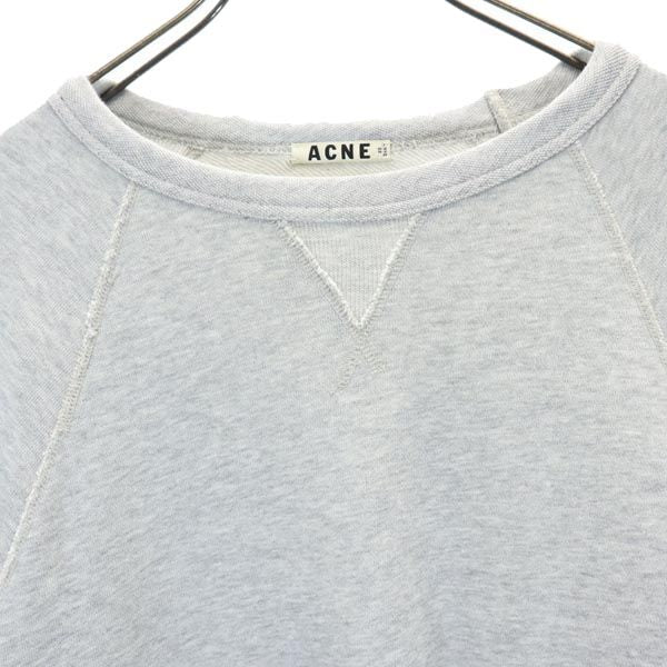 アクネ 長袖 トレーナー S グレー系 ACNE スウェット メンズ