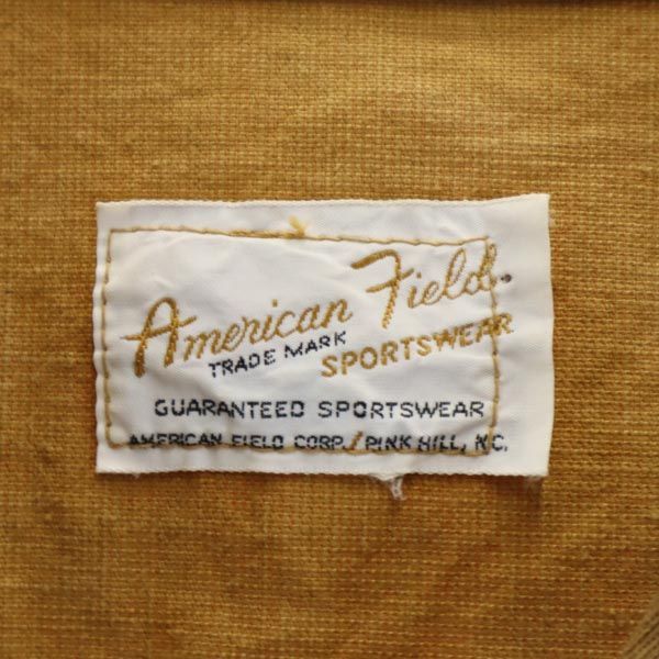 American Field アメリカンフィールド 70s ヴィンテージ ハンティング ベスト ベージュ系 メンズ
