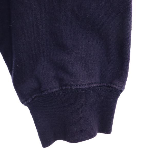 ANTI SOCIAL SOCIAL CLUB アンチソーシャルソーシャルクラブ USA製 ロゴプリント 長袖 スウェットパーカー S ネイビー 裏起毛 メンズ