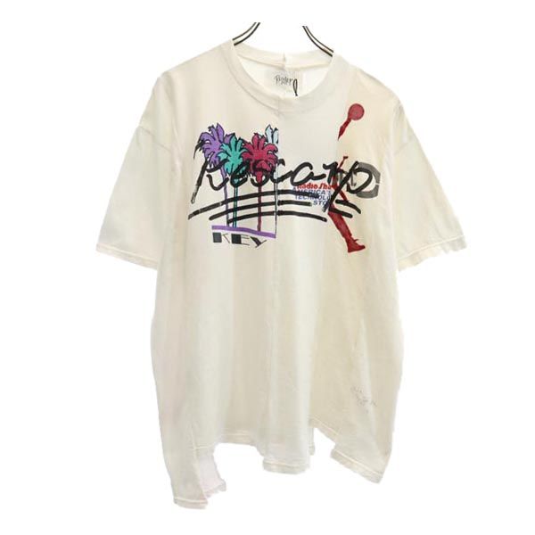 RESCARP リスカープ 23ss リメイク 半袖 Tシャツ ホワイト系 メンズ